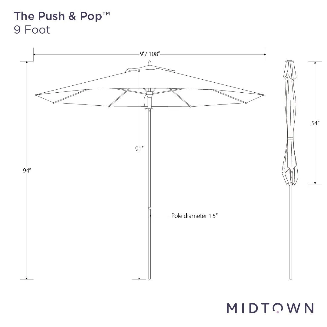 The Push and Pop™ - Sunbrella Macaw