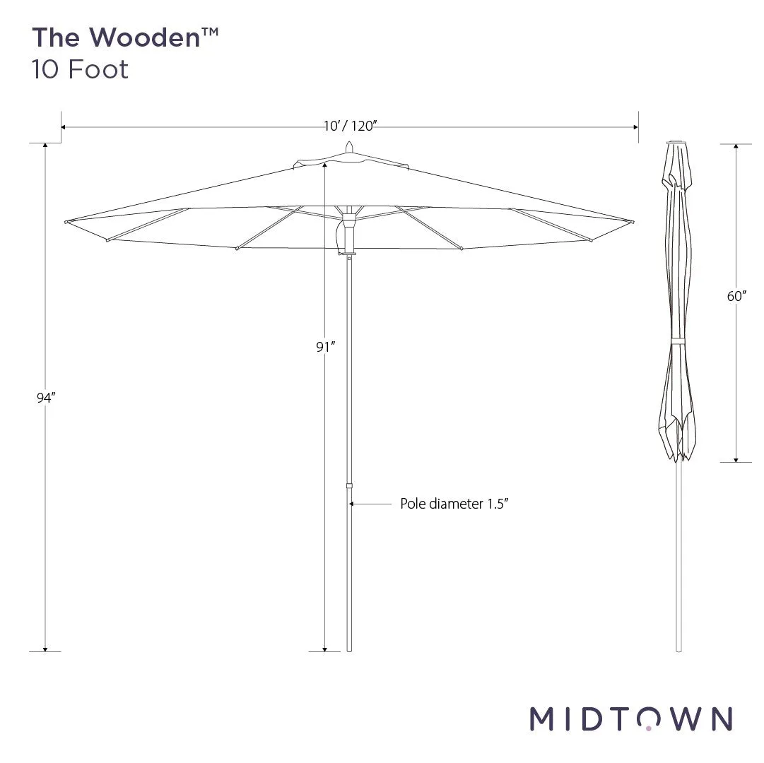The Wooden™ - Sunbrella Spectrum Carbon
