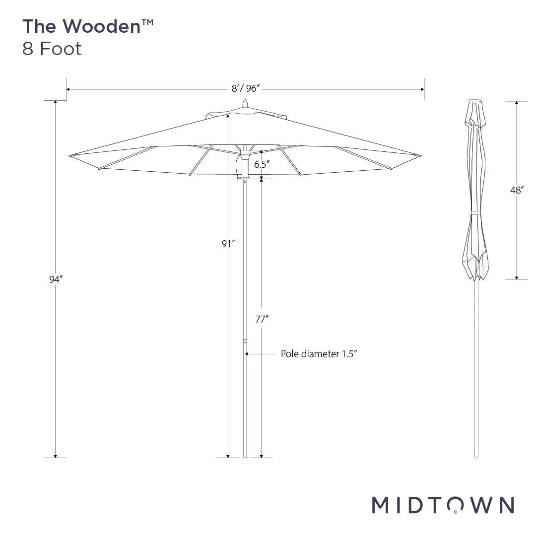 The Wooden™ - Sunbrella Spectrum Carbon