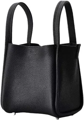 Women's Classic Design Luxury Leather Bag Soft Handbag Fashion Multi functional Bucket Bag Elegant Handbag